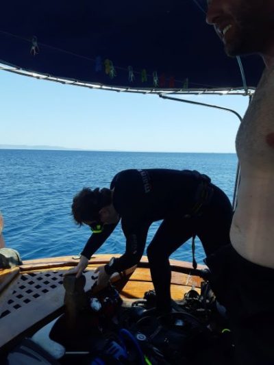 Diving in Aegean