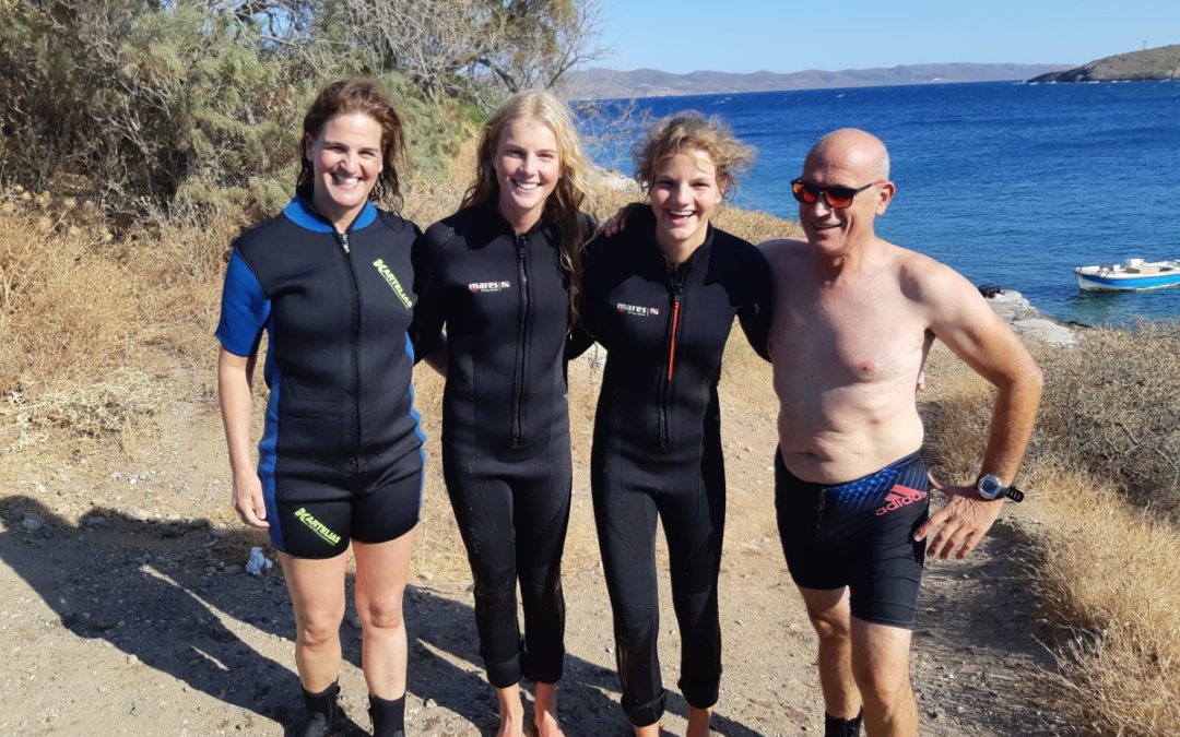 diving team members in Meltemi Dive School